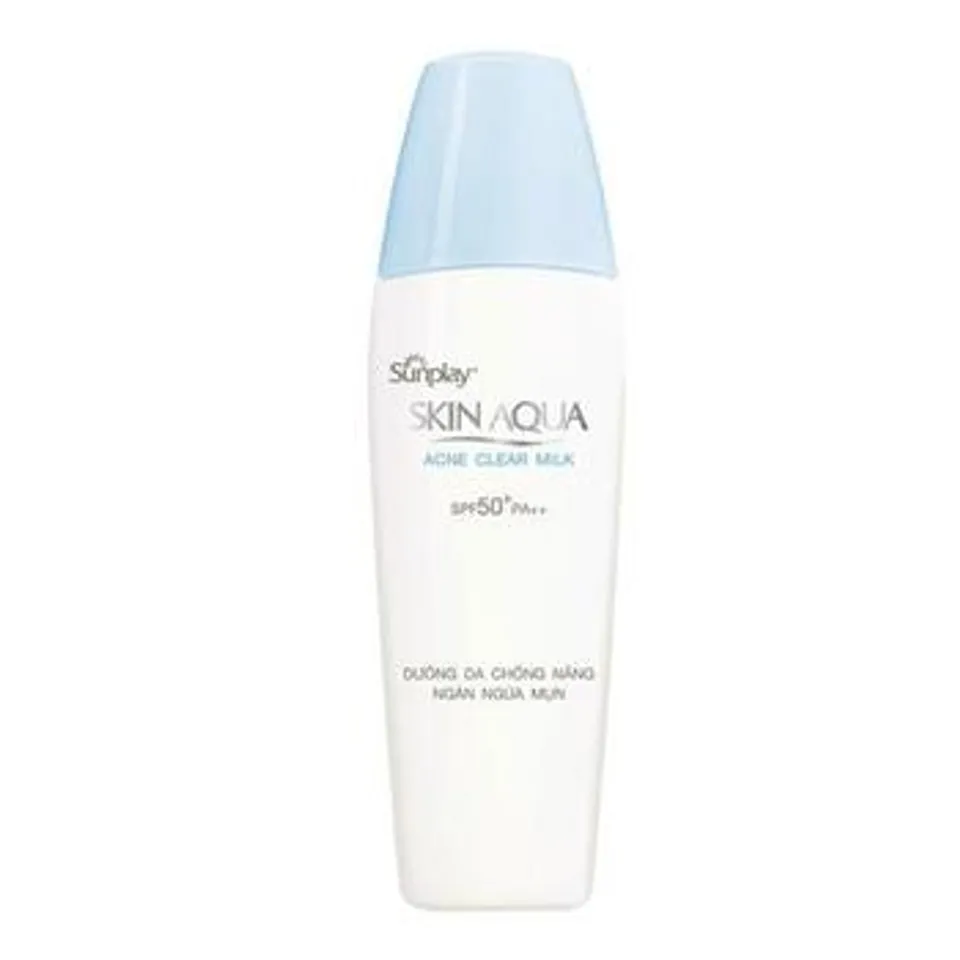 Sunplay Skin Aqua Acne Clear Milk với nhiều ưu điểm vượt trội giúp chống nắng và chăm sóc da hiệu quả