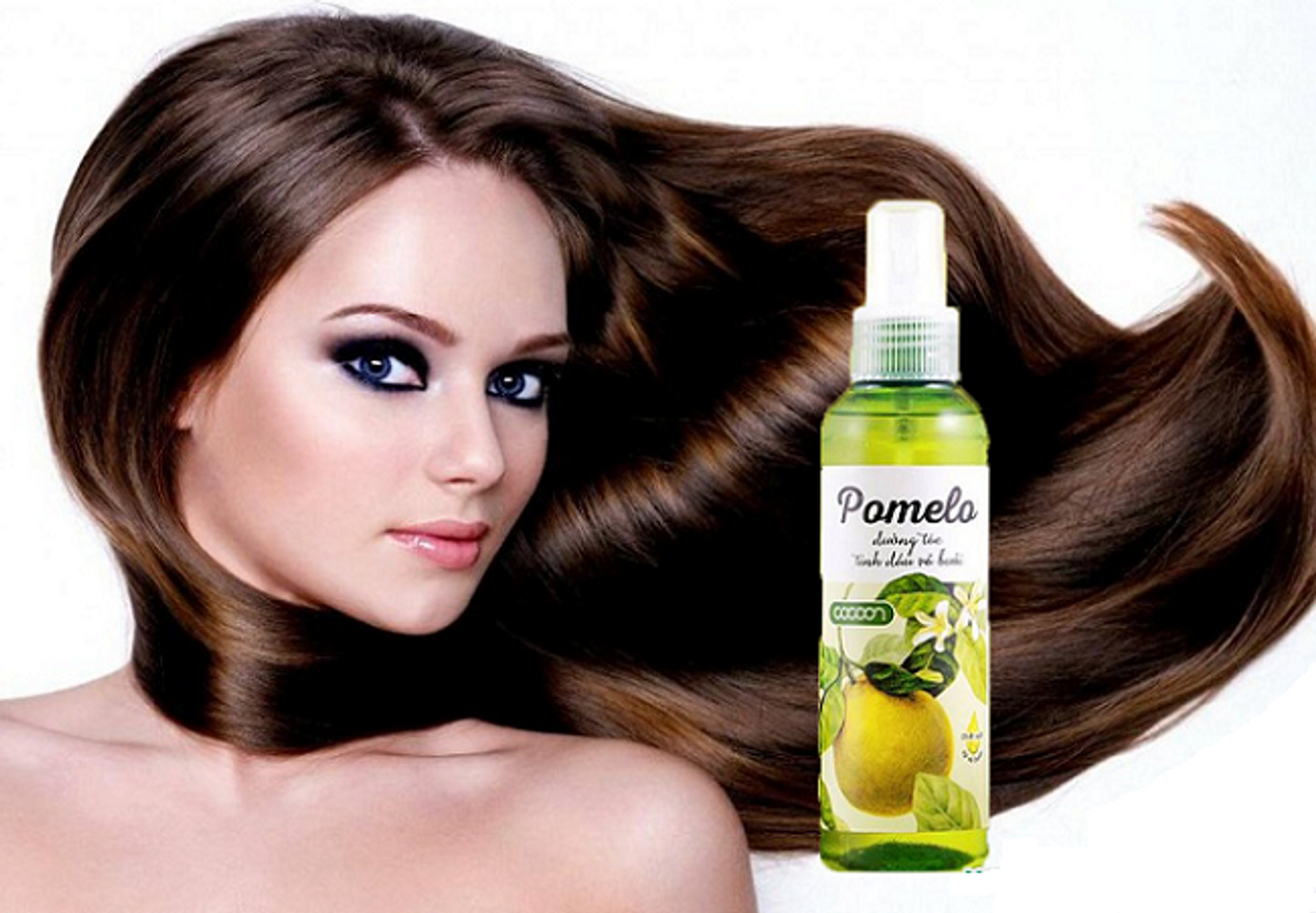 Tinh dầu bưởi Pomelo mang lại những công dụng vô cùng hữu hiệu cho mái tóc của bạn