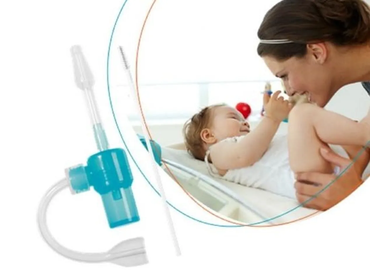 Dụng cụ hút mũi dây Bebe Confort sử dụng được cho bé từ sơ sinh đến 5 tuổi