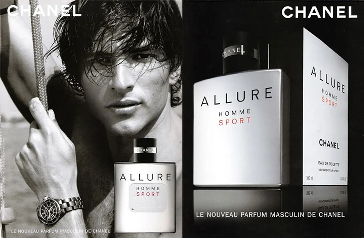 Nước hoa Chanel Allure homme sport phong cách thể thao mạnh mẽ