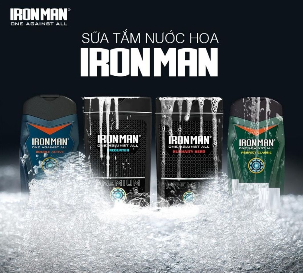 Sữa tắm cho nam Ironman chăm sóc làn da phái mạnh