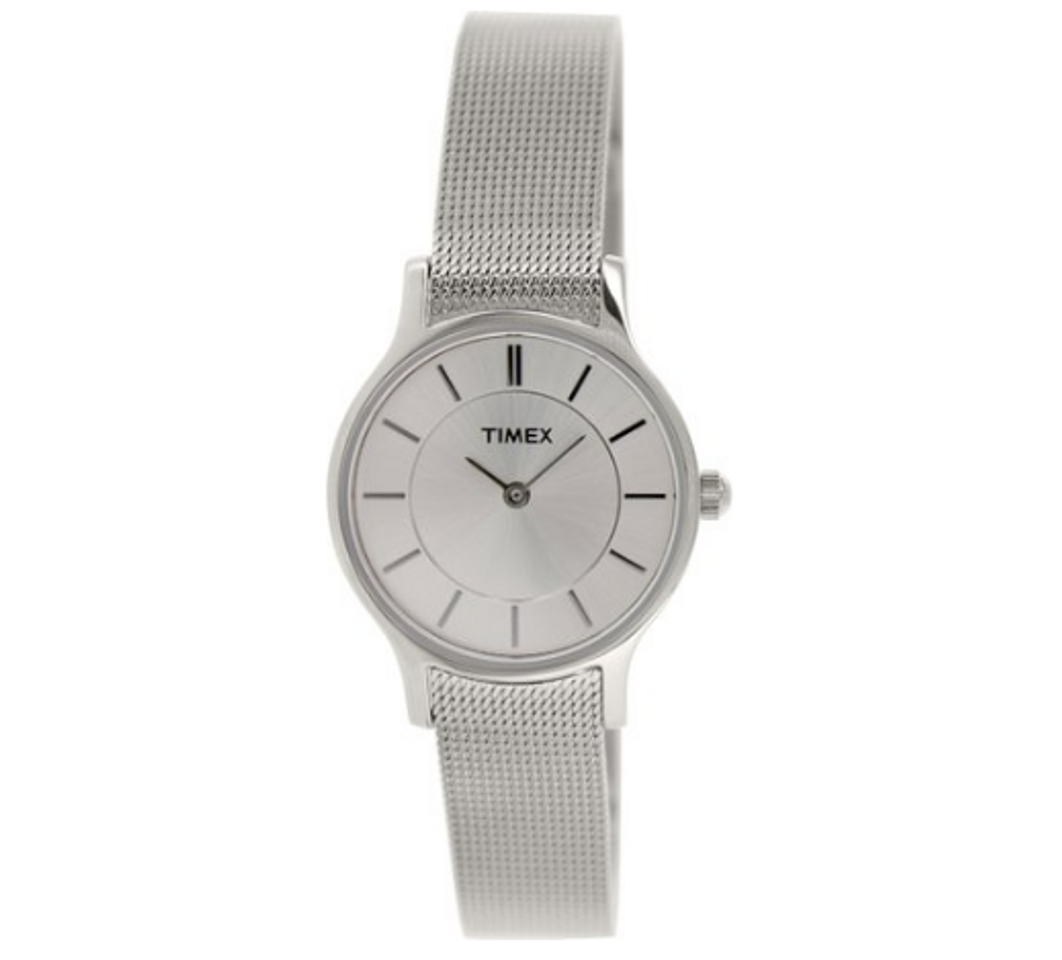 Đồng hồ Timex T2P167 Ladies Premium Silver Watch cho nữ 1