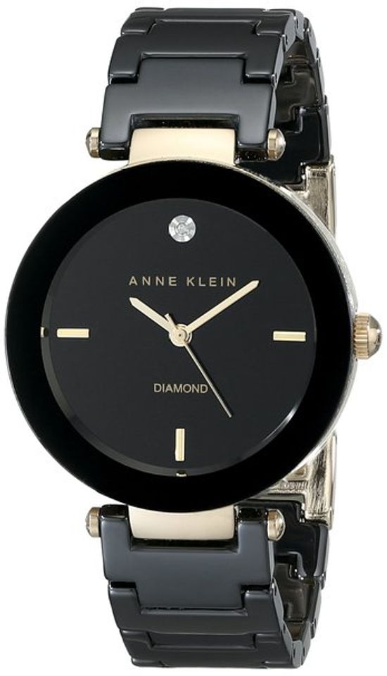 Anne Klein AK/1018BKBK chiếc đồng hồ Ceramic bền, đẹp, sang