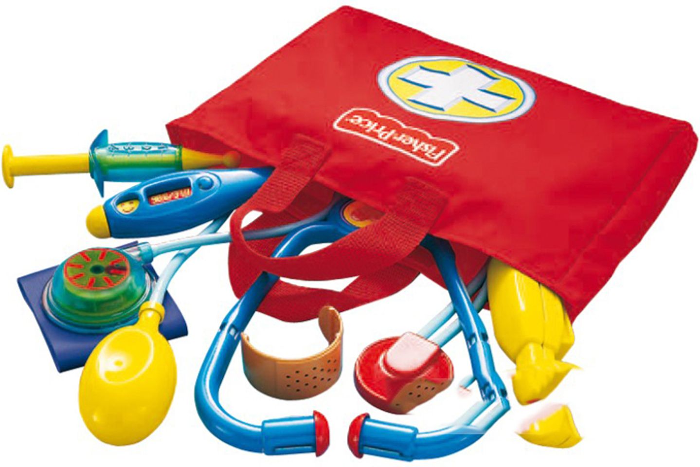 Bộ đồ chơi bác sĩ thích hợp với cả bé trai và bé gái, giúp bé có những hiểu biết cơ bản về công việc bác sĩ thú vị.