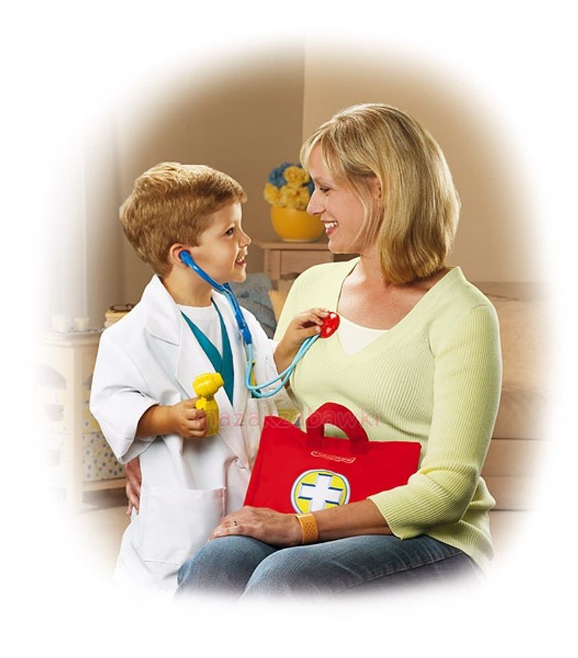 Bộ đồ chơi bác sĩ cho bé với những dụng cụ y khoa được thiết kế sinh động