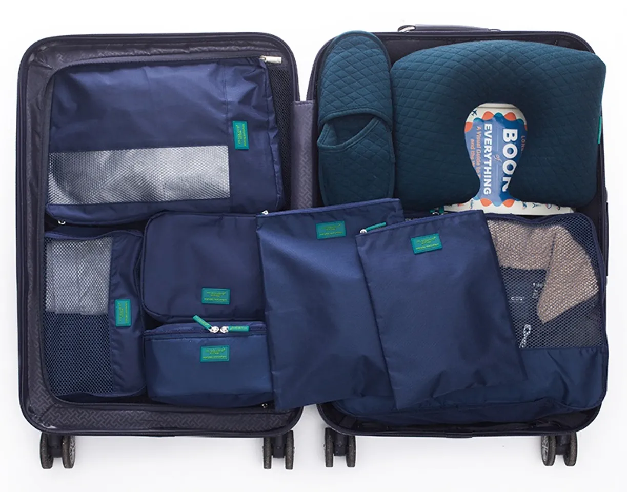 Set 7 túi đựng đồ du lịch Msquare tiện dụng hỗ trợ bạn xếp gọn đồ một cách thông minh hiệu quả