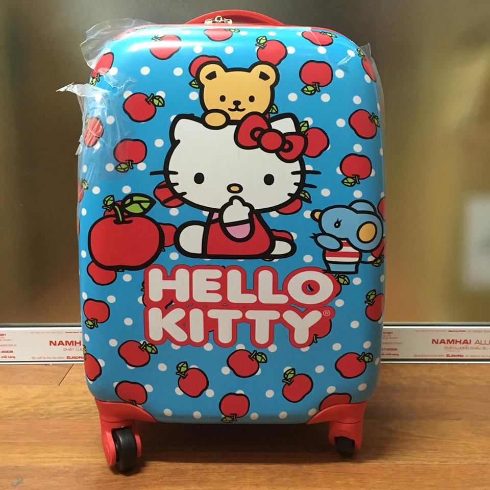 Vali kéo trẻ em Hello Kitty hình chữ nhật 4