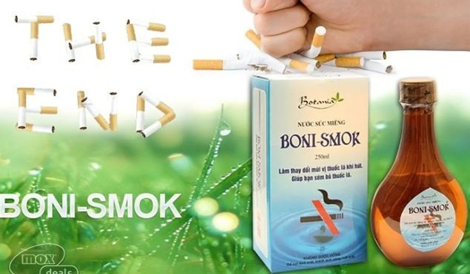 Boni smoking tỷ lệ cai thuốc lá thành công cao