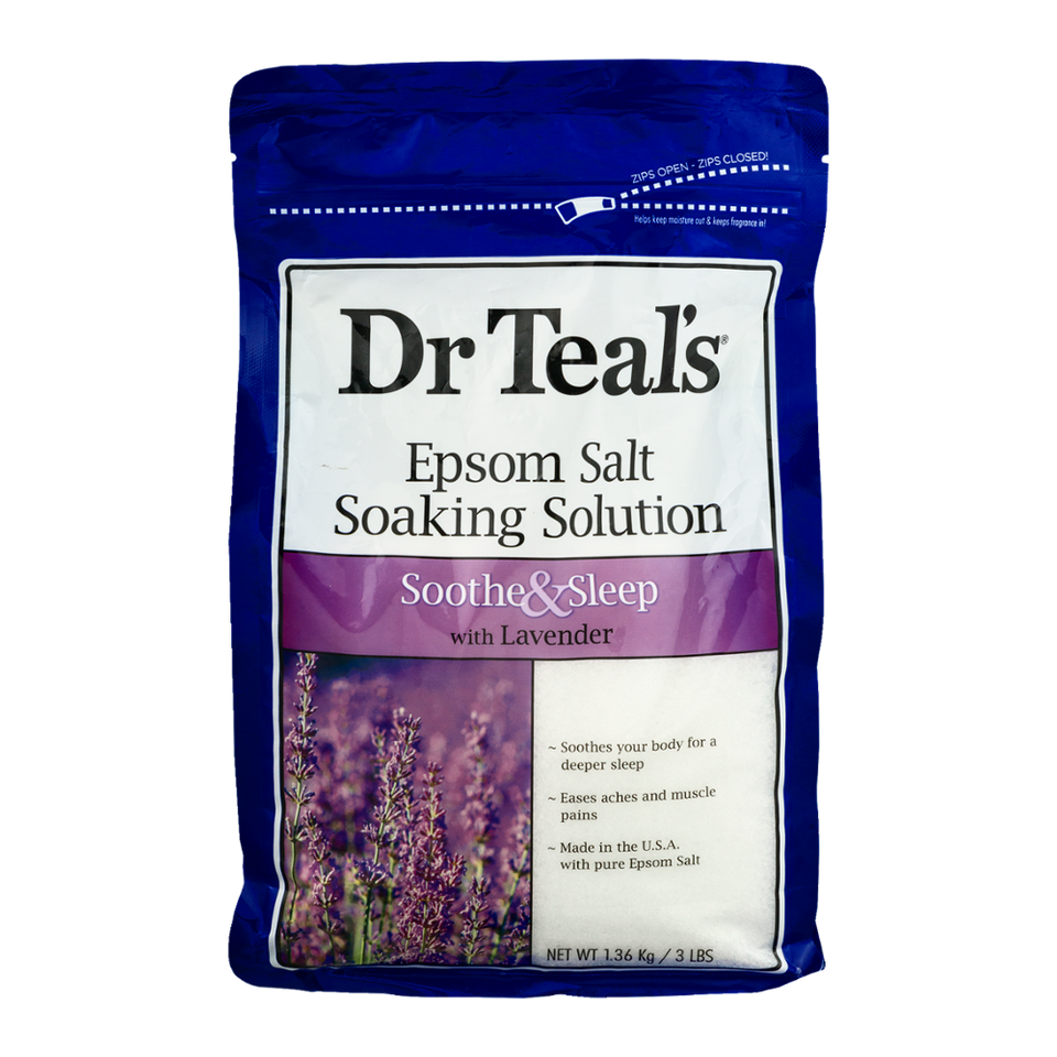  Dr Teal's Epsom Salt Soaking Solution hương Lavender làm dịu và cho giấc ngủ ngon