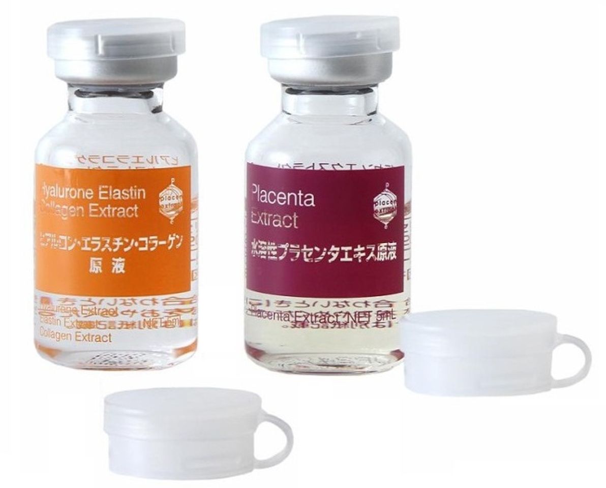 Bộ đôi serum nhau thai heo BB Lab Placenta & Hyalurone Elastin Collagen 5ml của Nhật 