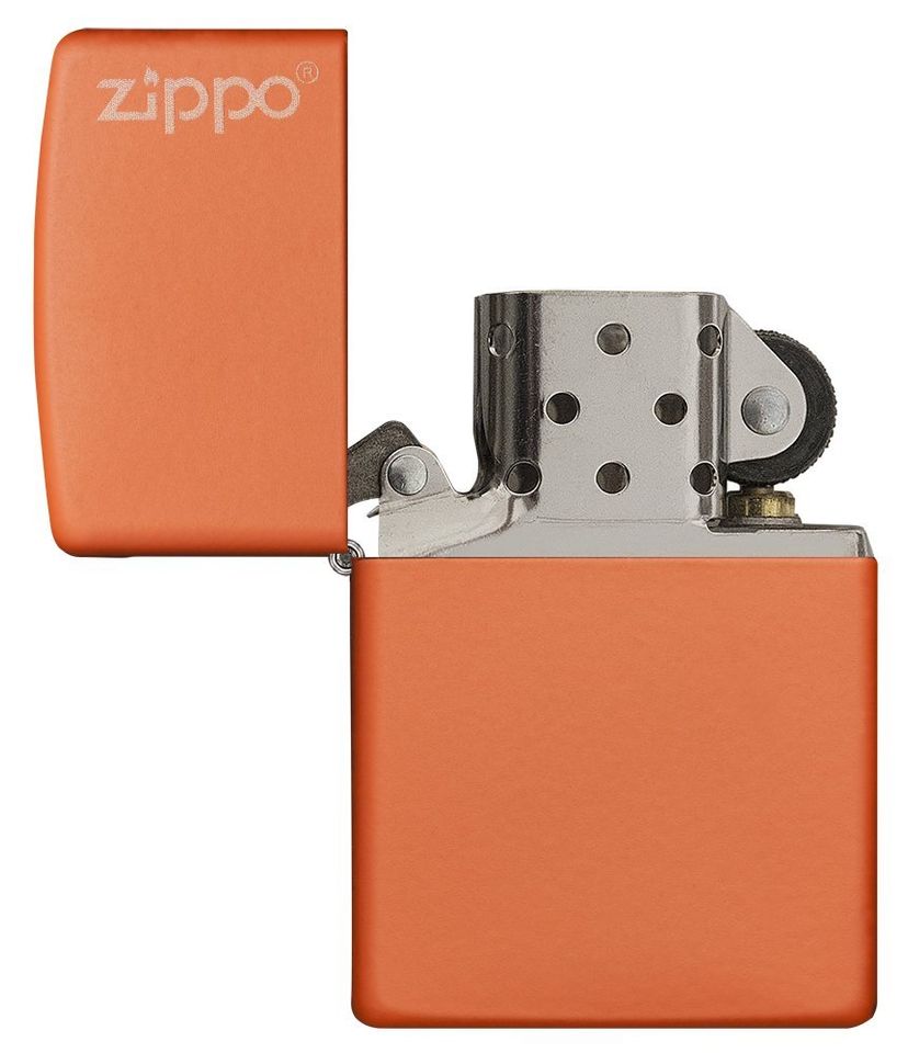 Bật lửa Zippo Orange Matte W/Zippo Logo 231ZL ấn tượng 5