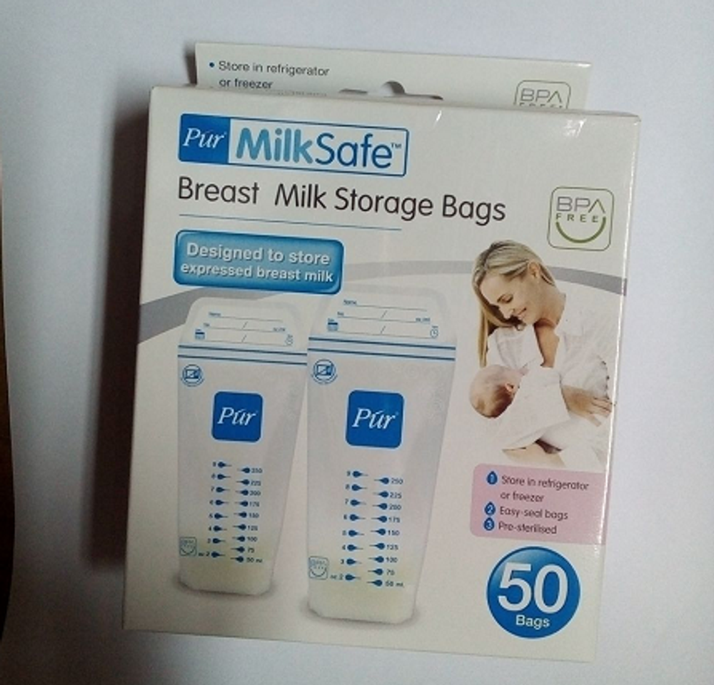 Túi trữ sữa Pur 50 túi Thái Lan chính hãng