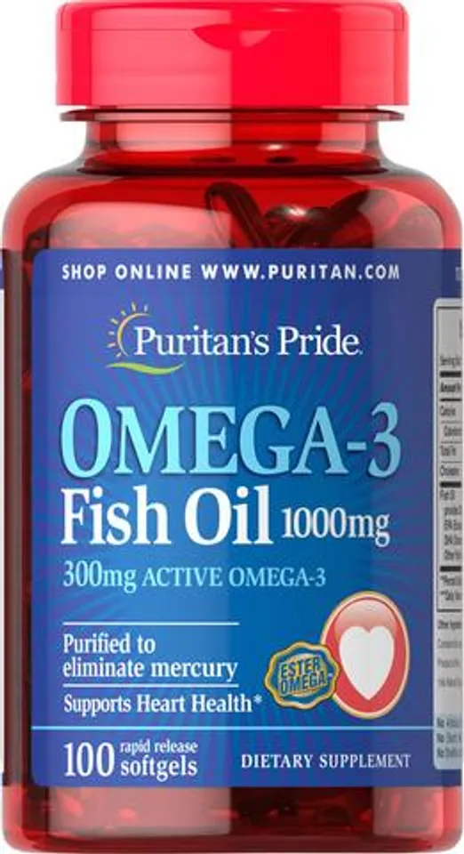 Dầu cá Puritan's Pride Omega 3 Fish oil 1000mg 100 viên  1