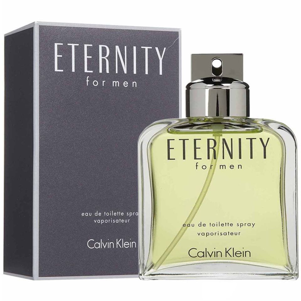 Nước hoa Eternity Calvin Klein (CK) kết hợp mùi hương đầy nam tính với bột cạo râu của Eternity