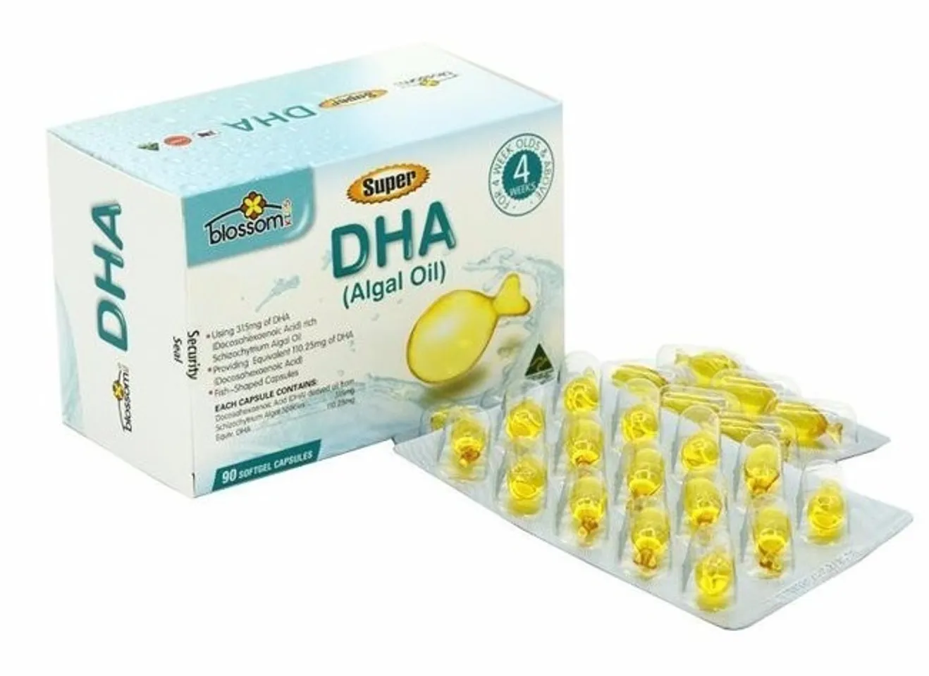 Super DHA Blossom Úc bổ sung DHA cho trẻ trên 1 tháng tuổi