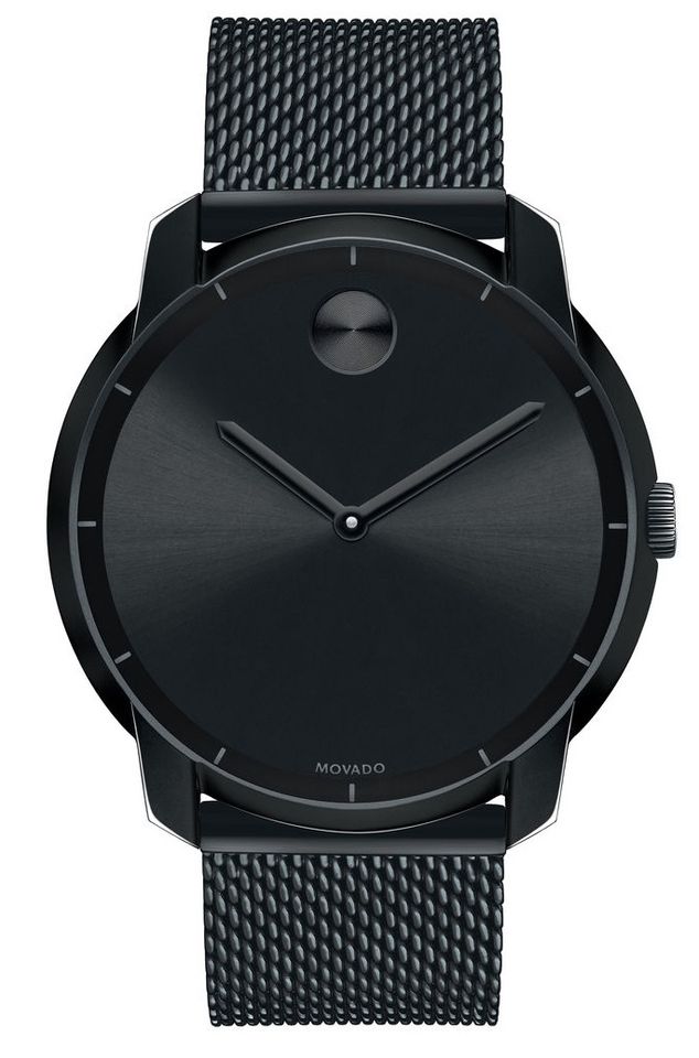 Chiếc đồng hồ Thụy Sỹ này được thiết kế với tông màu đen bí ẩn, nam tính và mạnh mẽ
