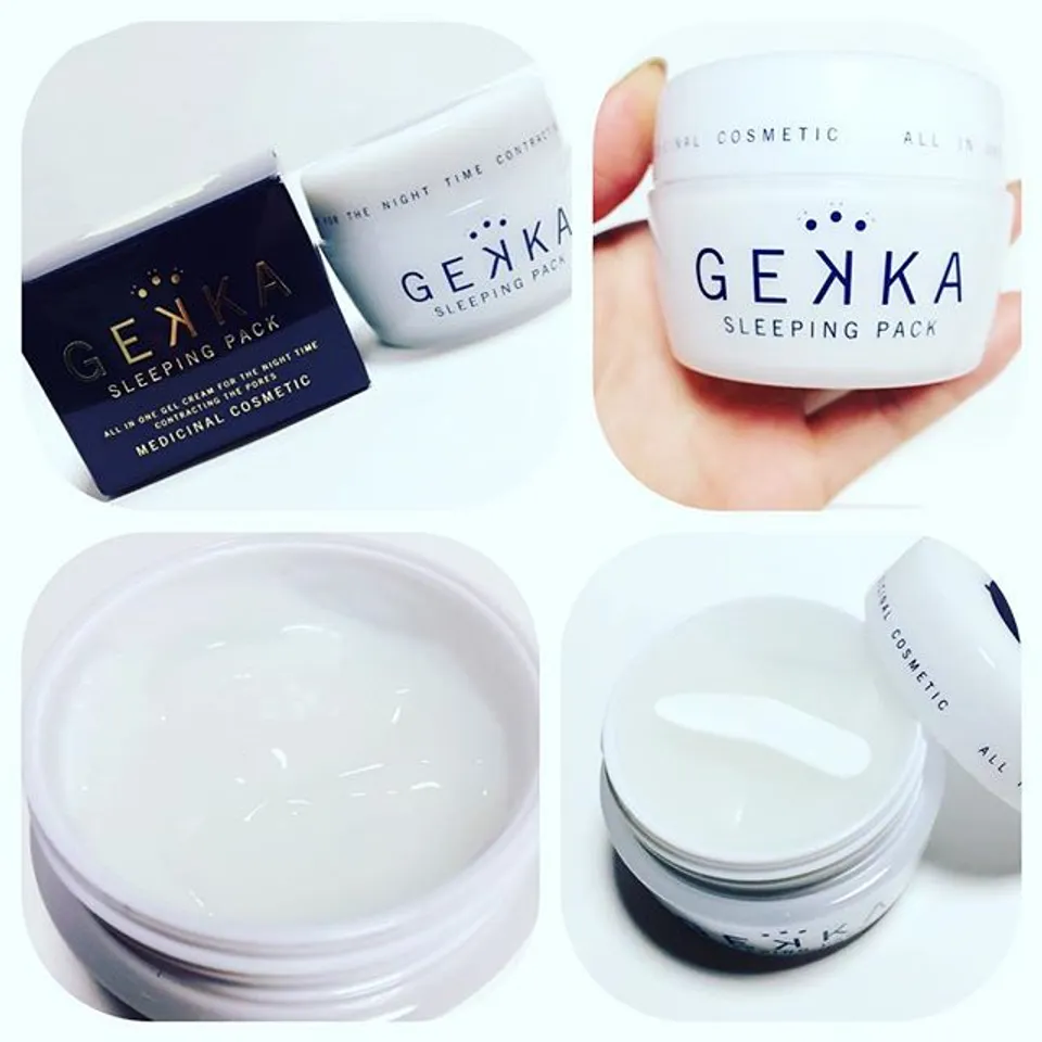 Mặt nạ Gekka Sleeping Pack dạng gel, dễ dàng sử dụng