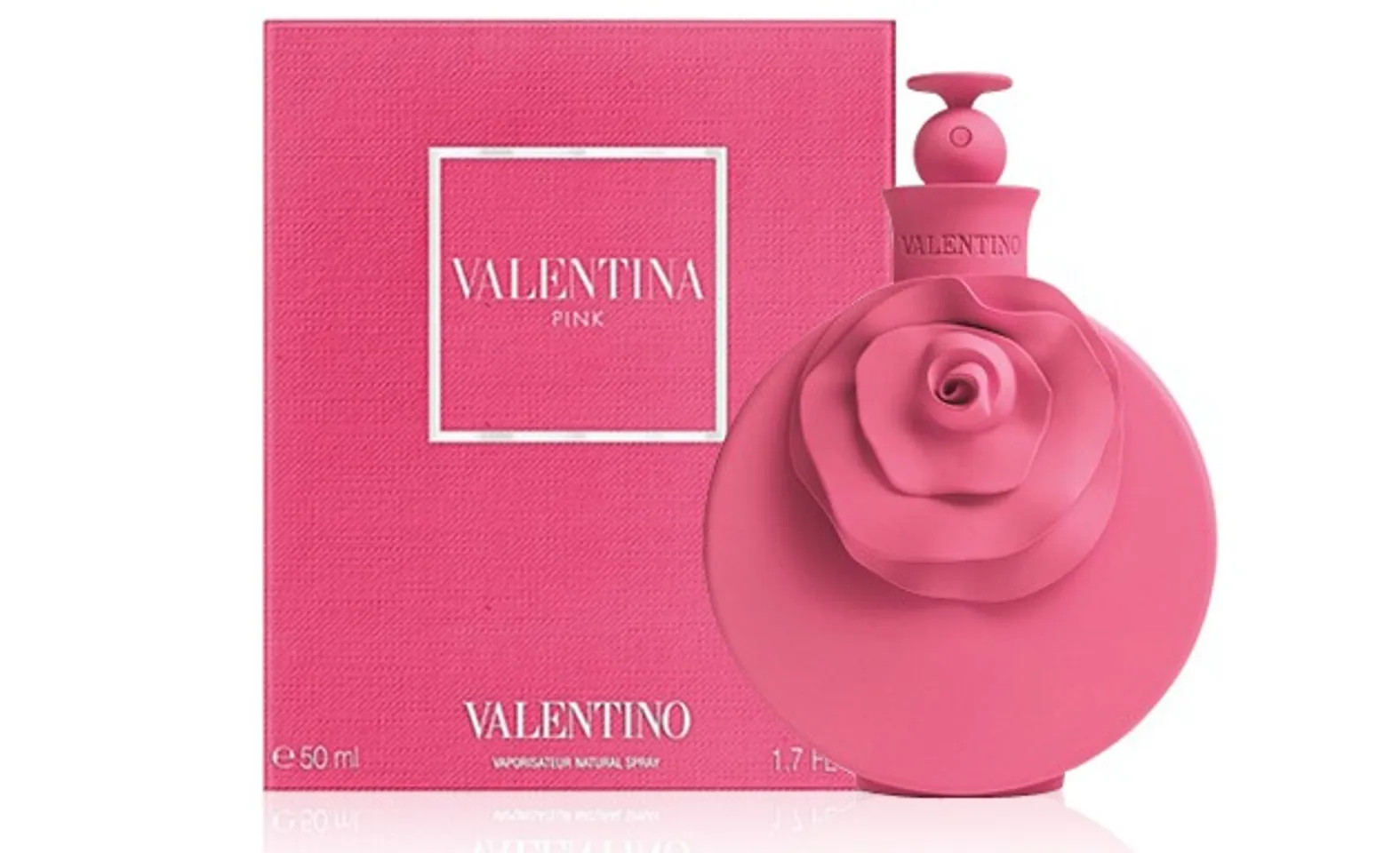 Nước hoa Valentino Valentina Pink thiết kế chai màu hồng nổi bật và ấn tượng