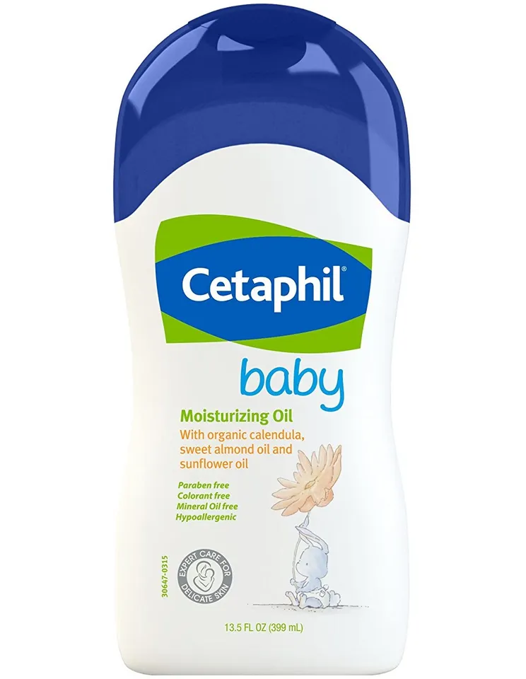 Dầu dưỡng ẩm cho bé Cetaphil Baby Moisturizing Oil với chiết xuất từ các thành phần hữu cơ thiên nhiên an toàn và lành tính