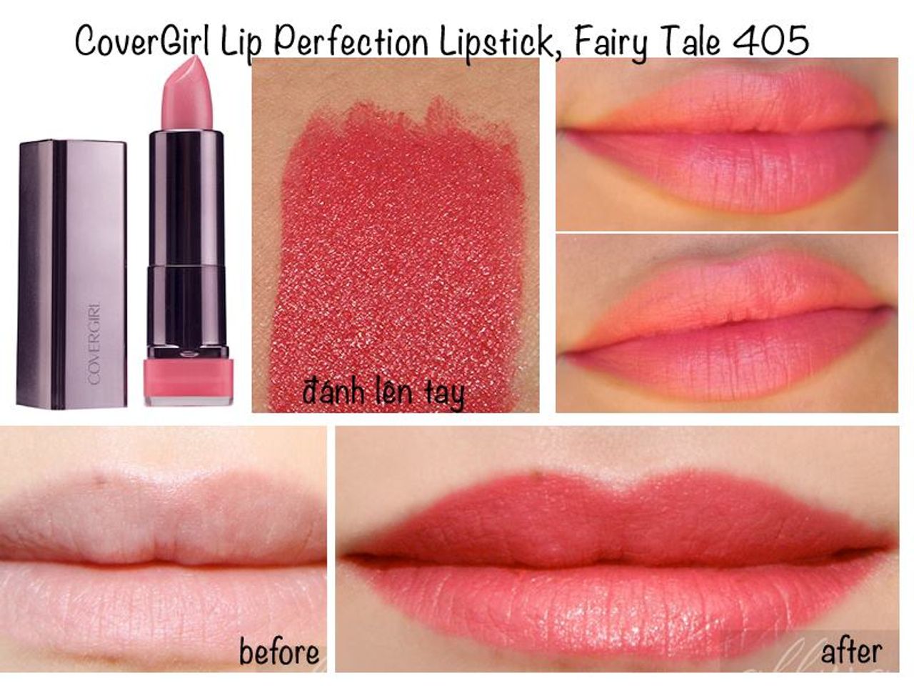 Son Cover girl Lip Perfection Lipstick chứa Protein 4