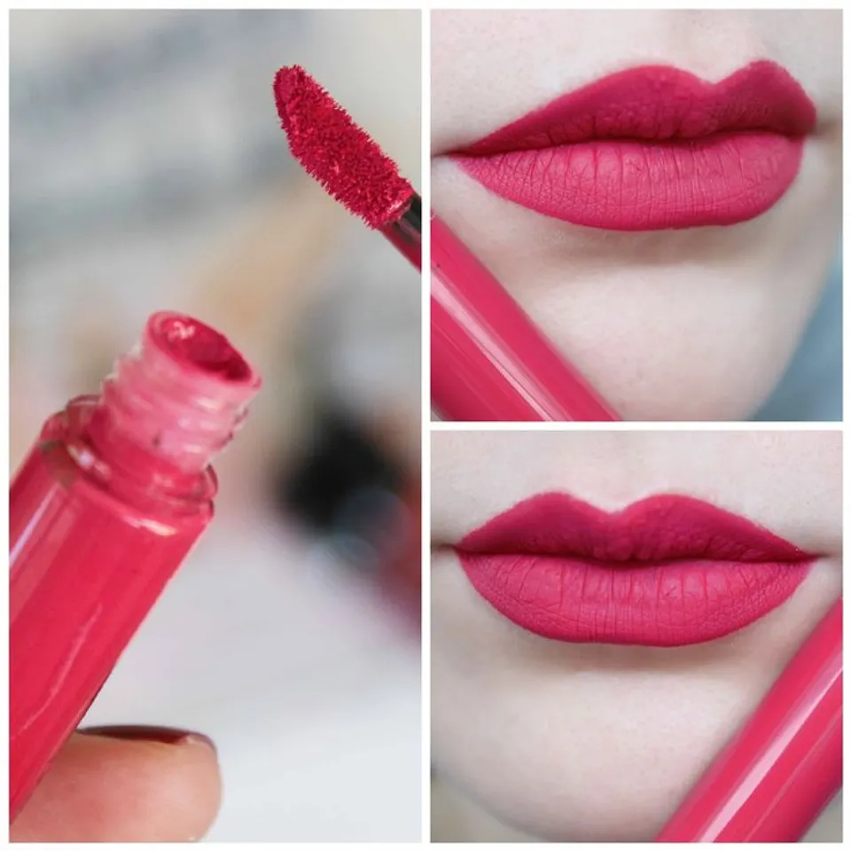 Hướng dẫn sử dụng son kem Sephora Cream Lip Stain Màu 03 - Hồng đỏ nữ tính
