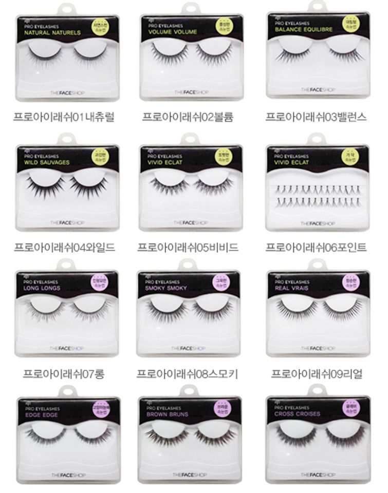 Pro eyelashes có 9 size cho bạn lựa chọn