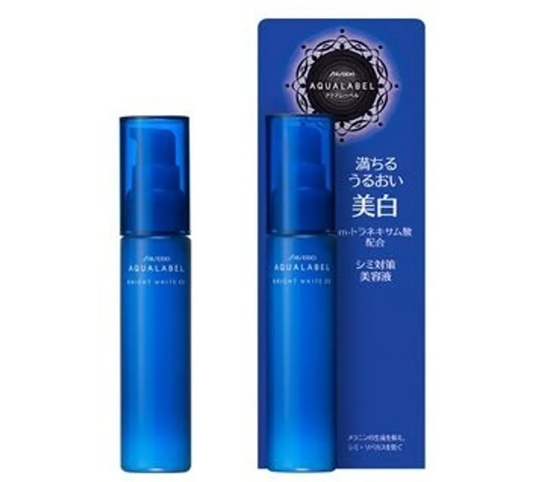 Serum trắng da Shiseido Aqualabel Bright White Ex với thành phần thảo dược thiên nhiên