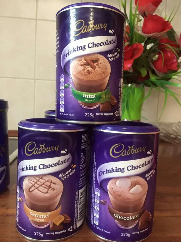  Chocalate có 3 mùi vị, Chocolate, Chocolate Caramel và Chocolate mint
