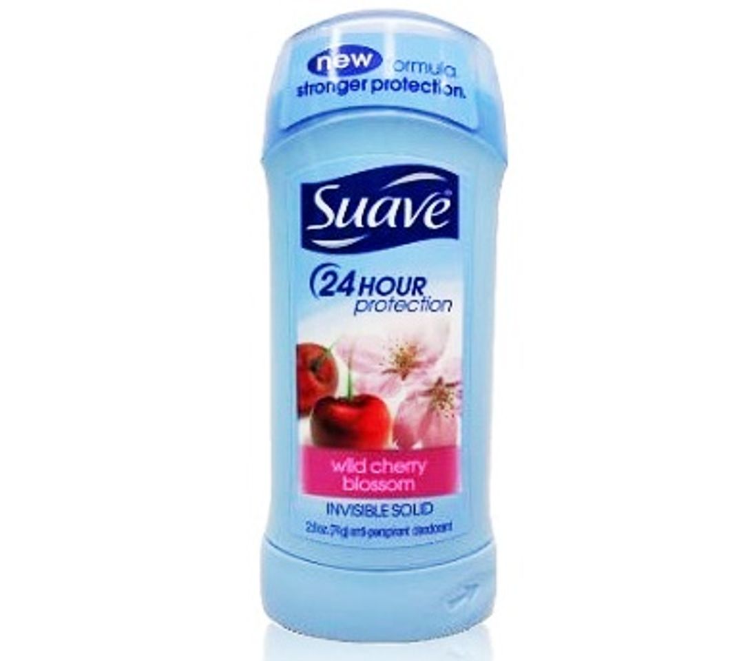 Lăn khử mùi Suave 24 Hour Protection hương hoa quả tươi mát giúp khử mùi và ngăn tiết mồ hôi, tạo cảm giác khô thoáng