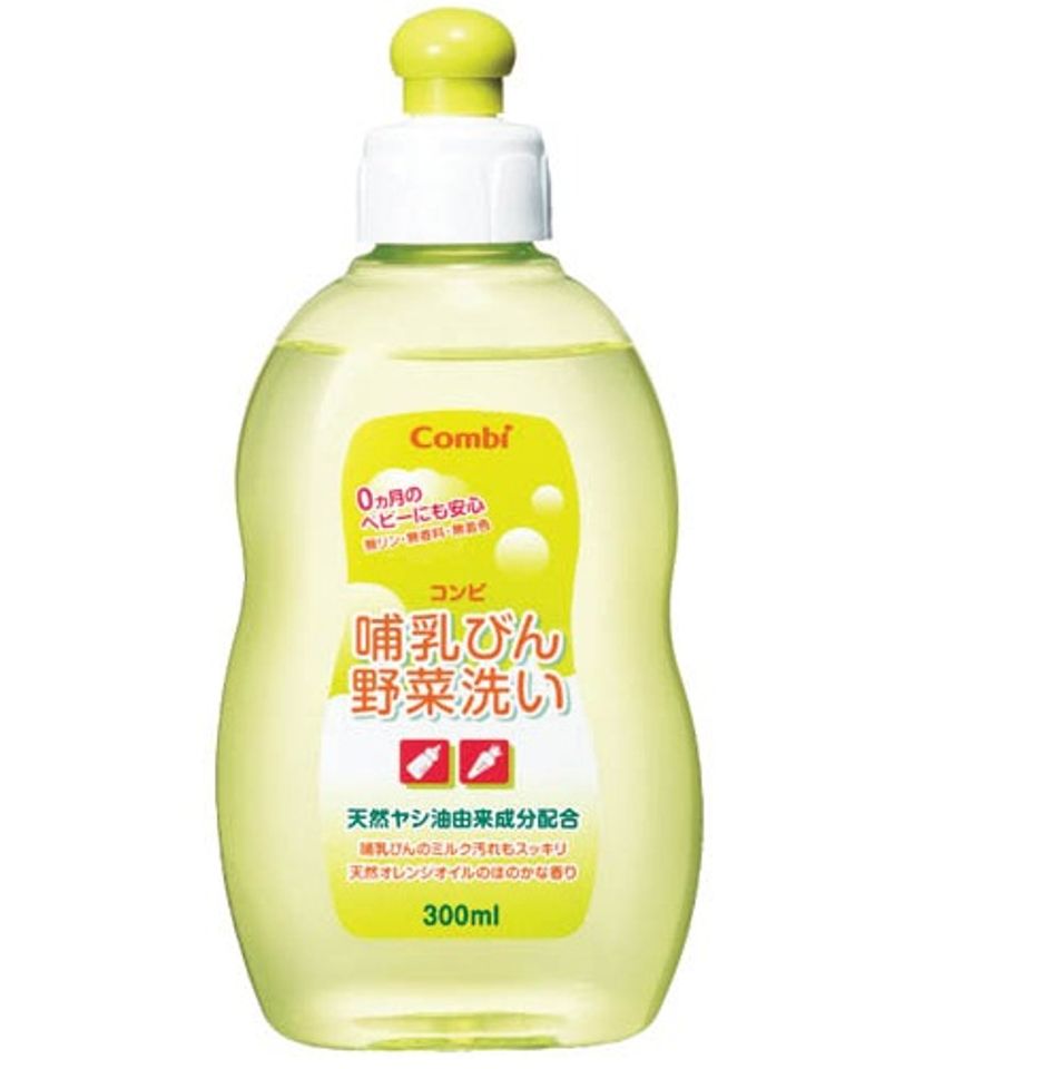 Nước rửa bình sữa và rau củ Combi 300 ML nội địa Nhật