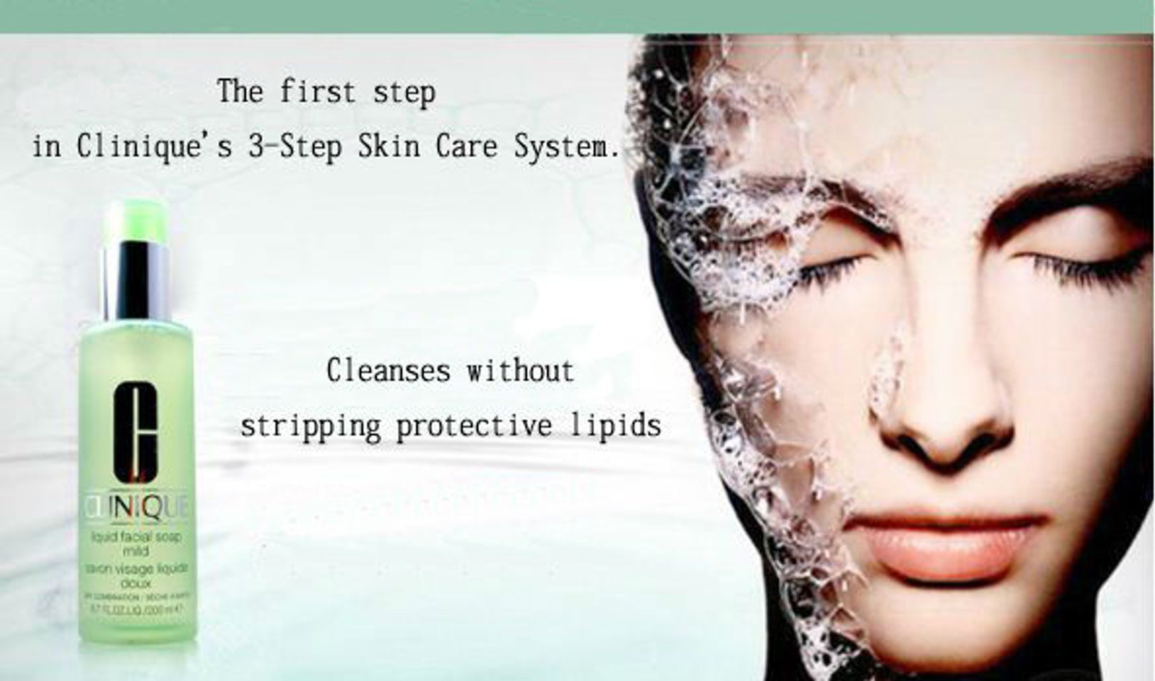 Sữa rửa mặt Clinique Liquid Facial Soap Extra-Mild là một trong 3 bước của Chăm sóc da cho da dầu nổi tiếng của Clinique được cả thế giới tin dùng