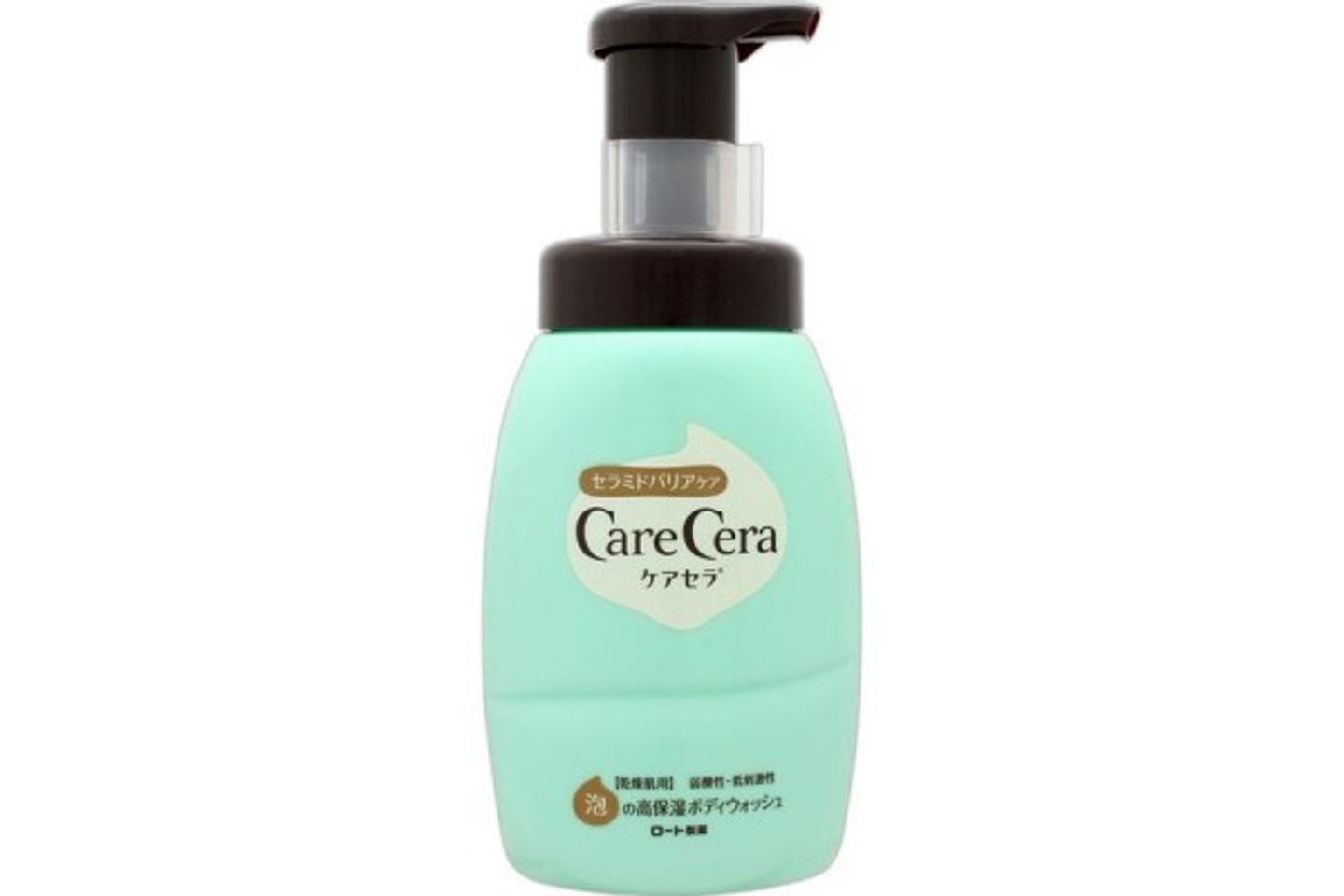 Sữa tắm Care Cera chai 450ml tự động tạo bọt mà không cần dùng phụ kiện, không chứa axit, không gây kích ứng da