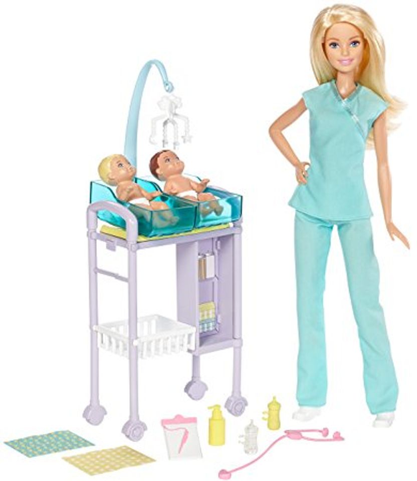 Bộ búp bê Barbie bác sĩ nhi DVG10