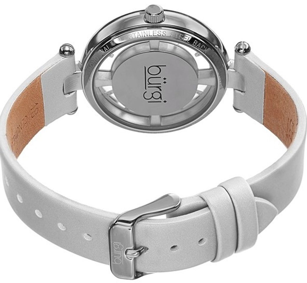 BUR104WTS thiết kế khóa gài chắc chắn, dây đồng hồ mềm mại ôm gọn cổ tay thoải mái