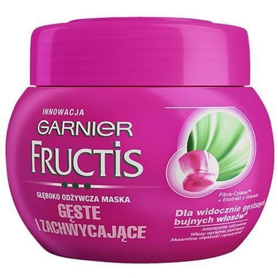 Kem ủ tóc Garnier Fructis phục hồi hư tổn màu hồng