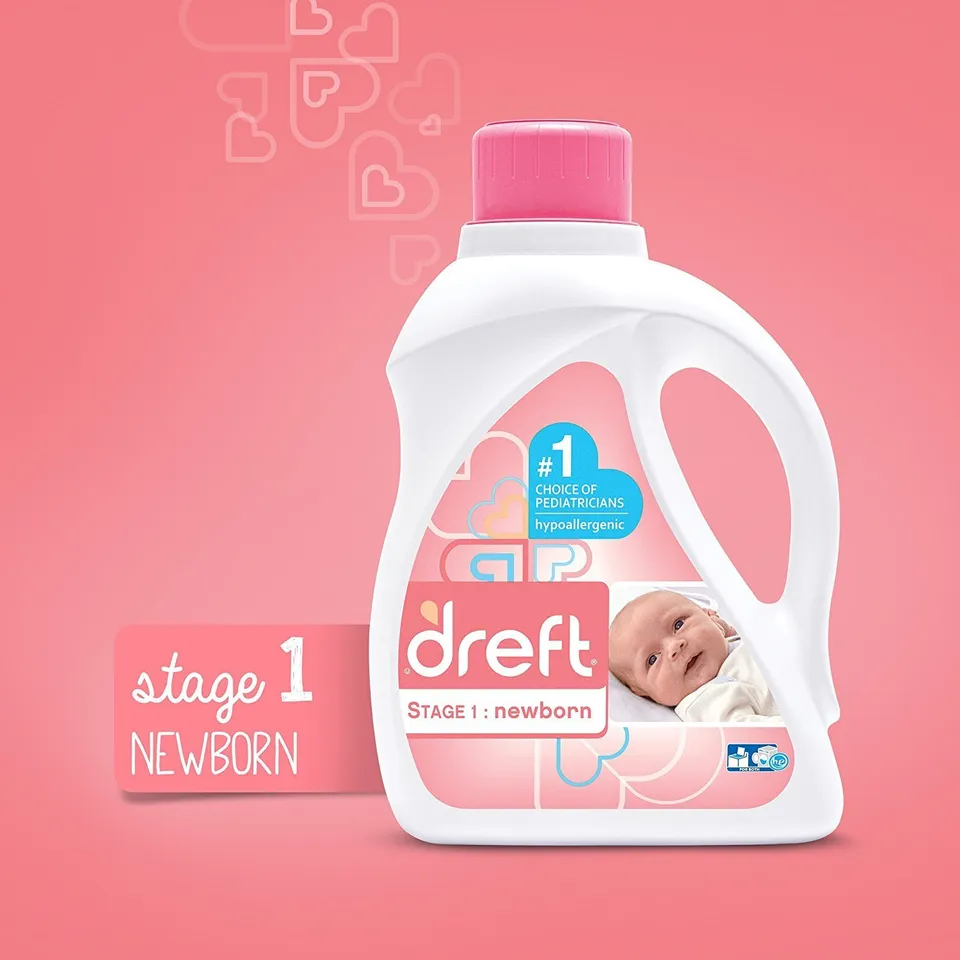 Nước giặt Dreft cho bé từ sơ sinh của Mỹ 1.47 lít