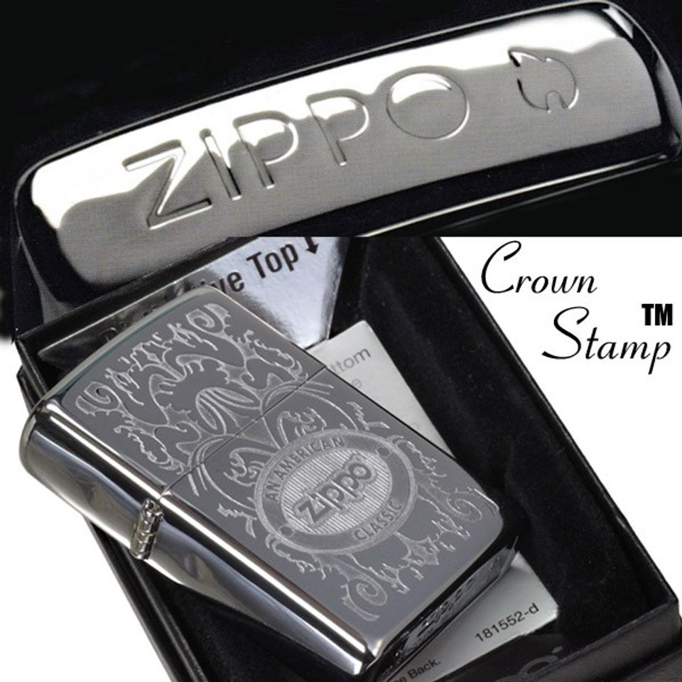 Bật lửa Zippo 24751 Crown Stamp with American Classic Lighter chính hãng