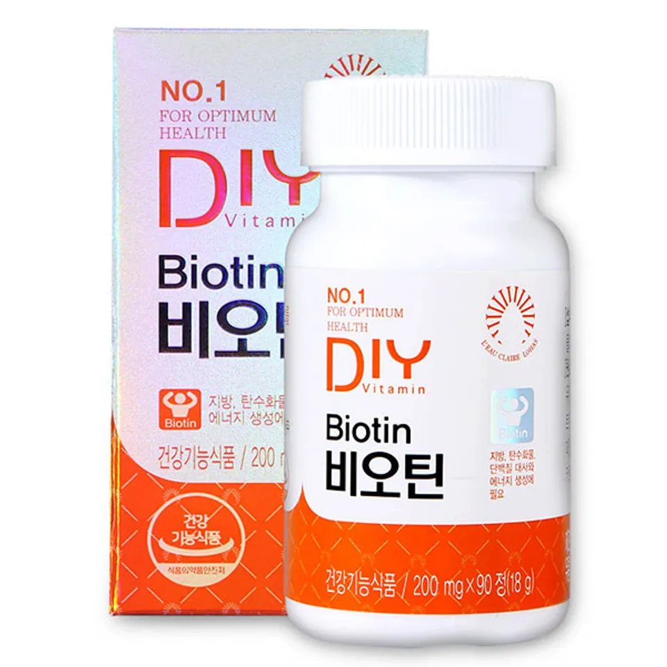 Viên uống mọc tóc No.1 DIY Vitamin Biotin 200mg Hàn Quốc
