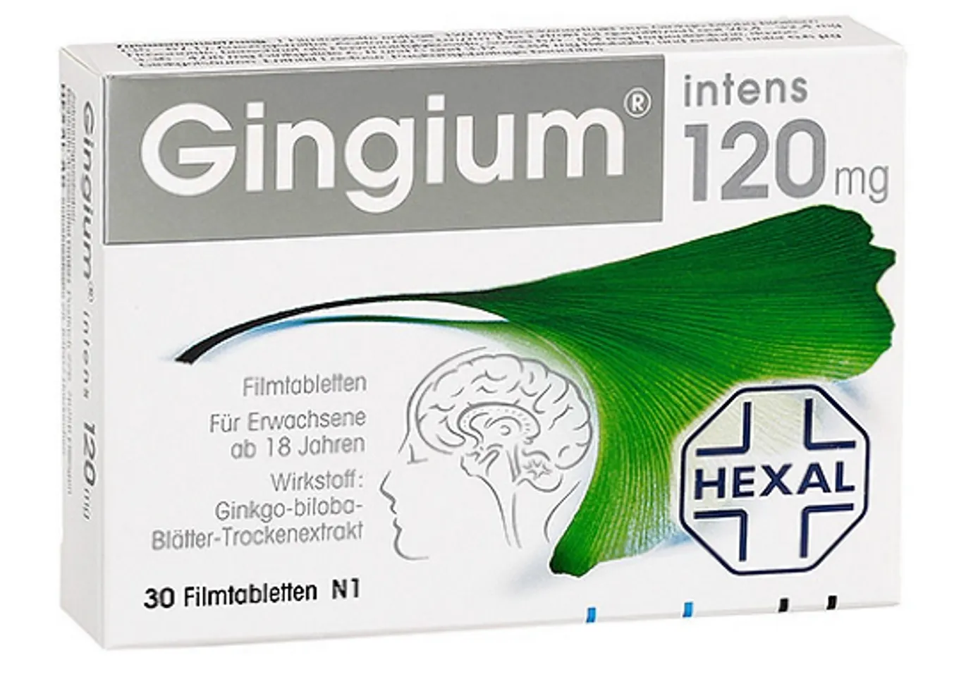 Gingium 120mg - viên bổ não tăng cường trí nhớ, giảm chóng mặt, ù tai chính hãng từ Đức