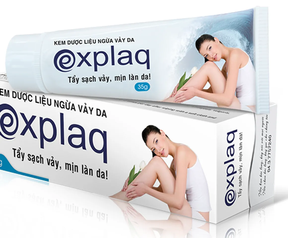 Kem Explaq hỗ trợ điều trị các bệnh vẩy ngoài da hiệu quả