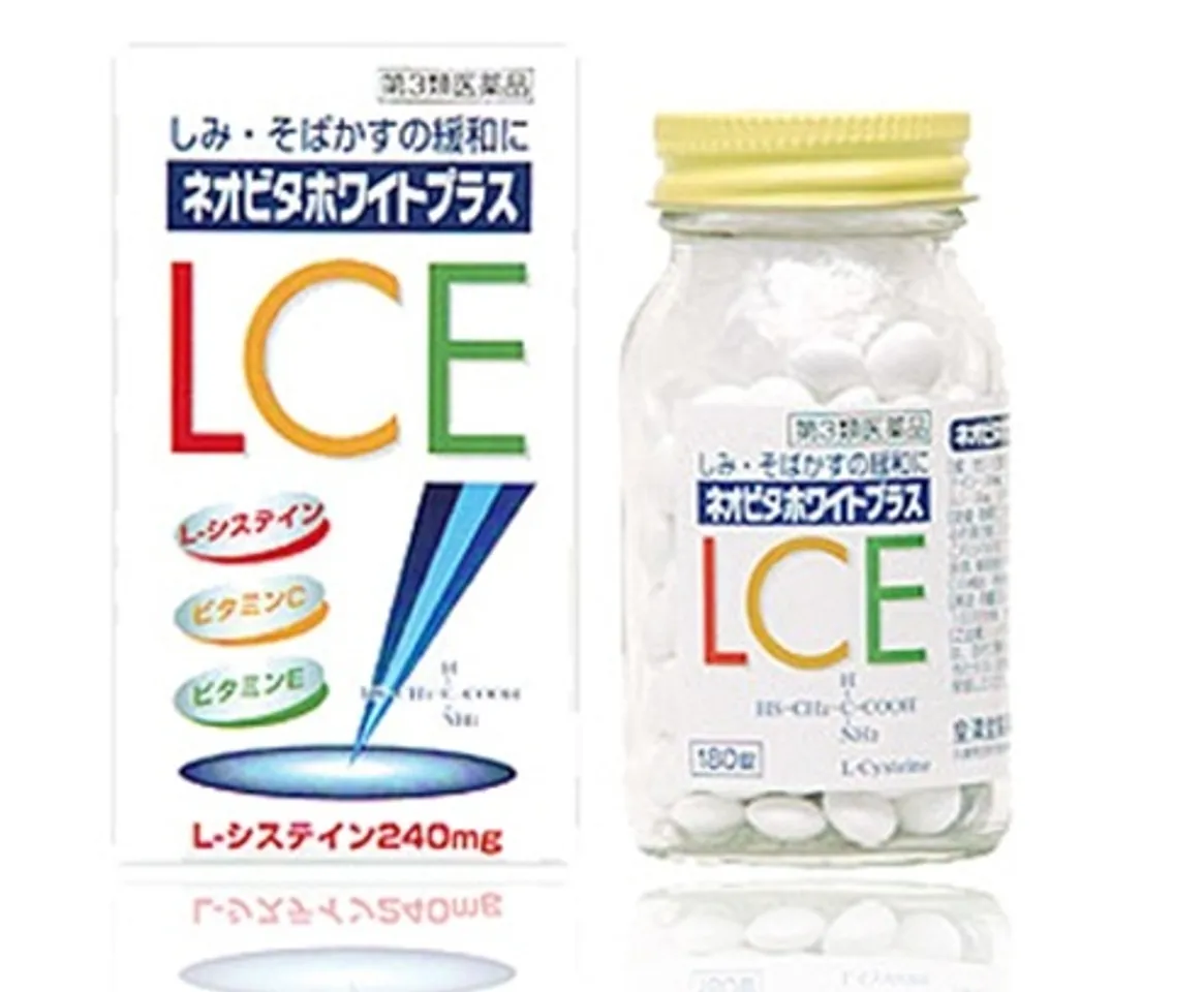 Viên uống trị nám tàn nhang, làm trắng da L.C.E Nhật Bản 180 viên 