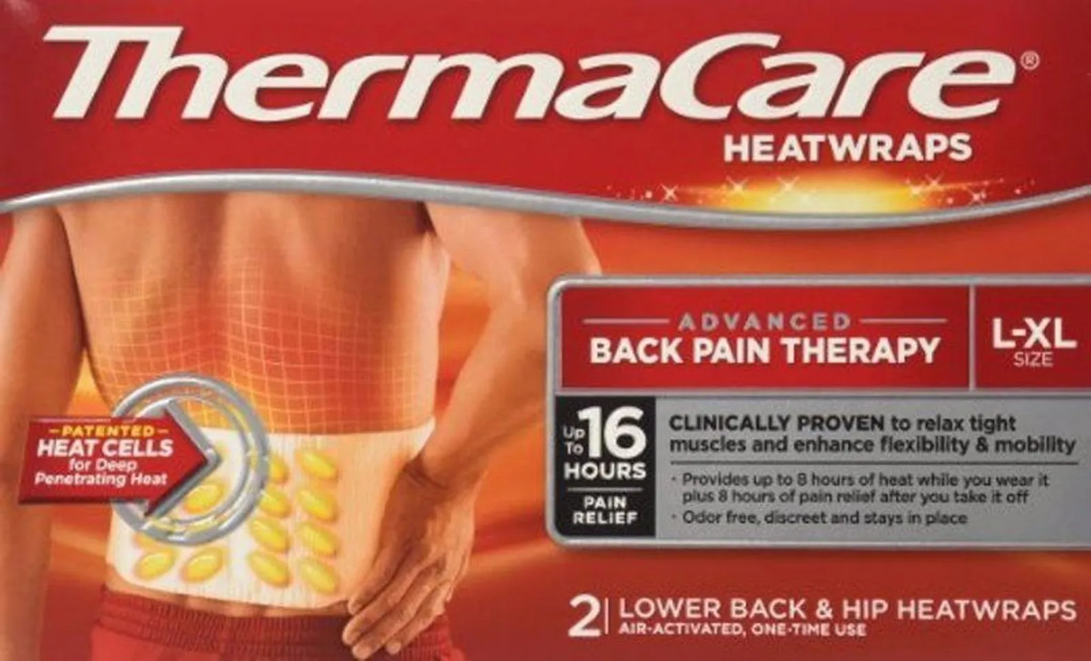 Công dụng của Miếng dán nhiệt giảm đau hắt lưng ThermaCare HeatWraps