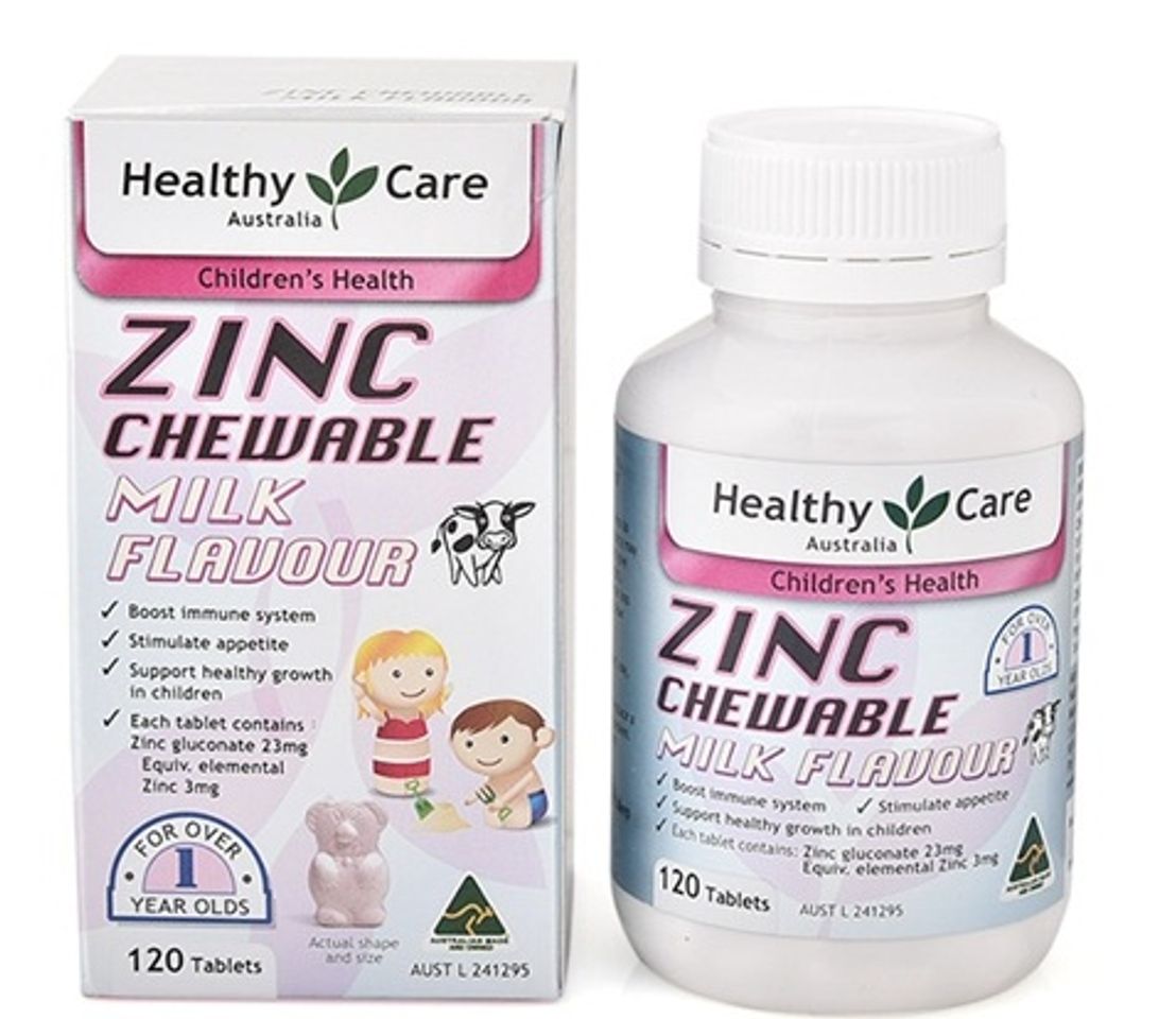 Viên bổ sung Kẽm Healthy Care ZinC cho bé 120 viên của Úc