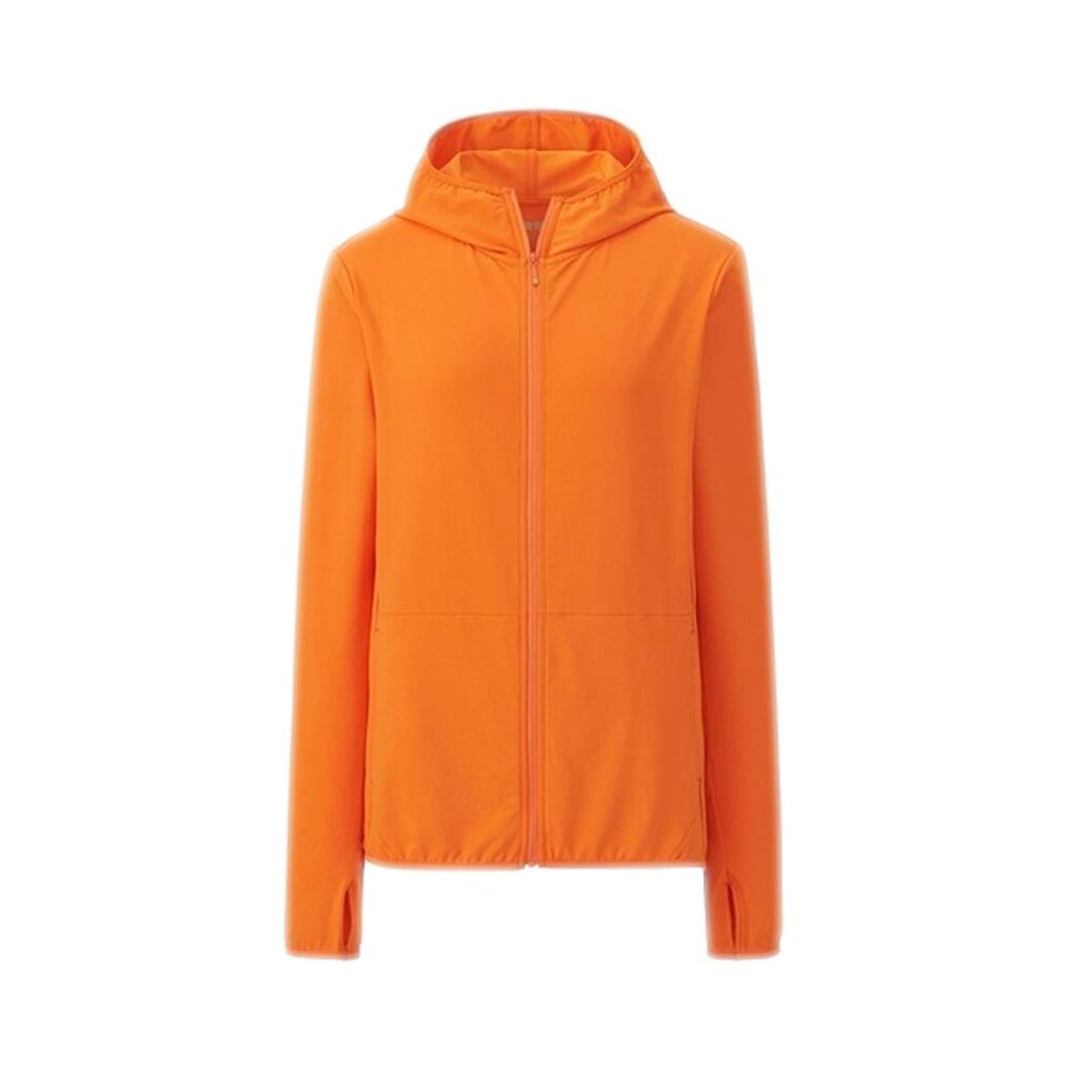 Áo chống nắng chất thun lạnh làm mát Uniqlo AiRism mẫu 2017 màu 23 Orange