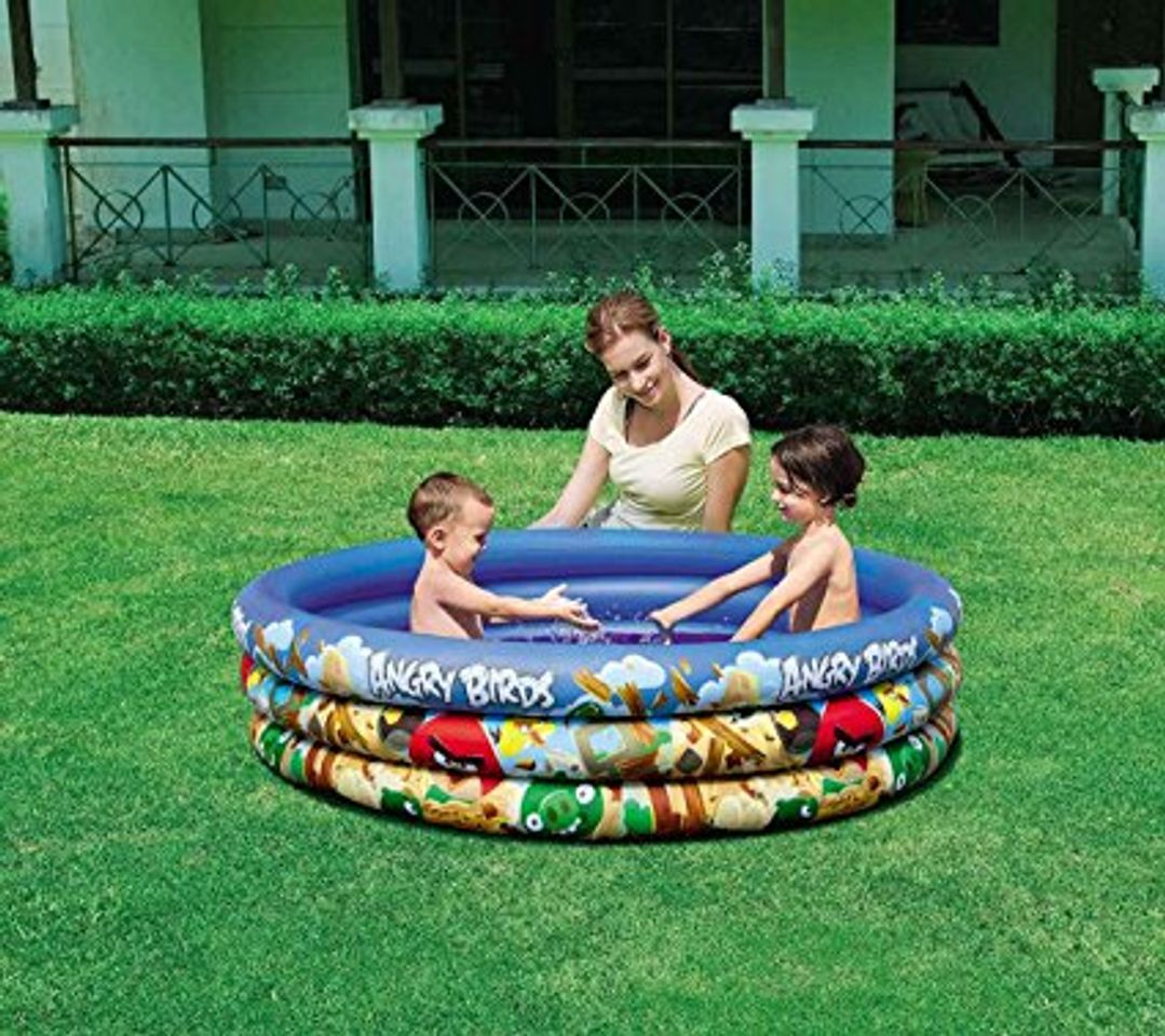 Bể bơi phao 3 tầng Angry Birds giúp trẻ tắm mát an toàn ngay tại nhà