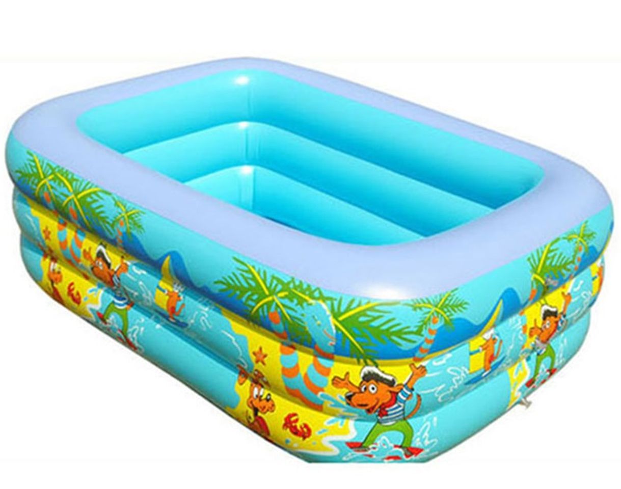 Bể bơi phao Summer Sea thiết kế 3 tầng dày dặn, cho bé thoải mái vui chơi