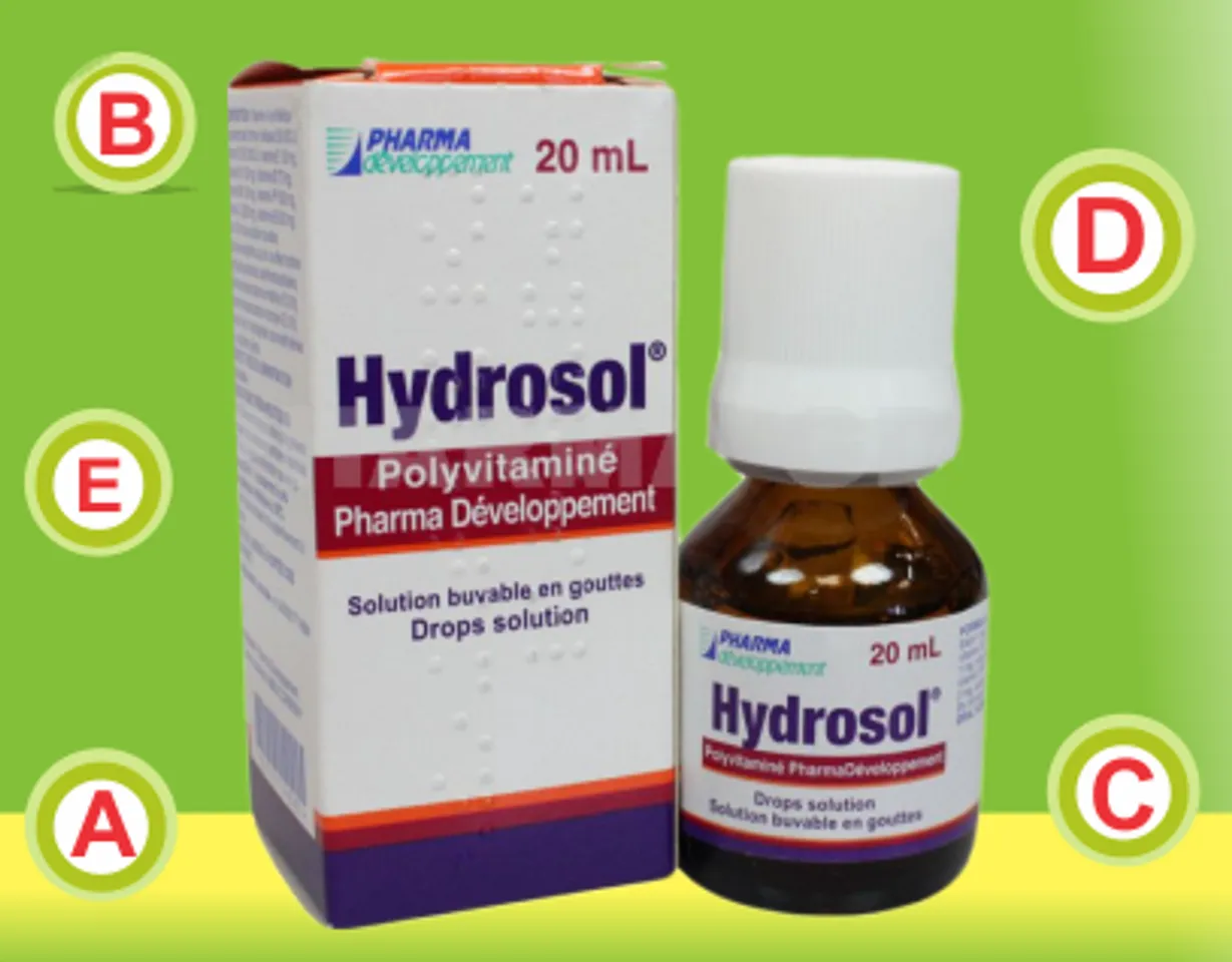 Vitamin Hydrosol Polyvitamine bổ sung vi chất thiếu hụt giúp trẻ ăn ngon, ngủ ngon