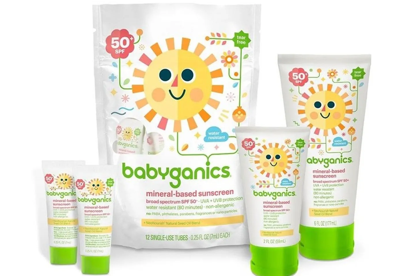 Babyganics Mineral Based Sunscreen không thể thiếu trong giỏ mỹ phẩm hàng ngày của bé