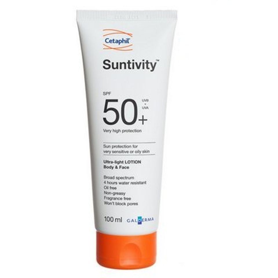 Kem chống nắng Cetaphil Suntivity SPF50+ Body & Face 100 ml dành cho cả mặt và cơ thể