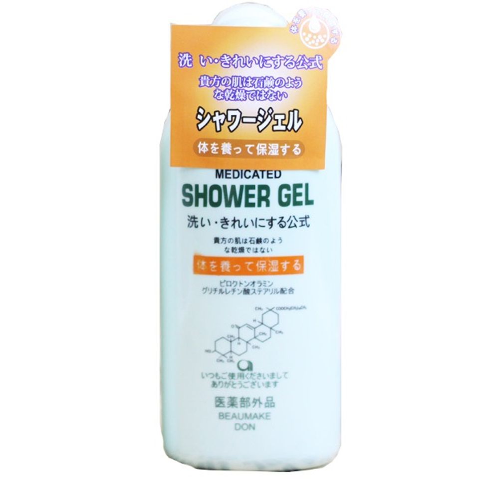 Sữa tắm Kaminomoto Medicated Shower Gel dạng gel chiết xuất từ thảo dươc thiên nhiên